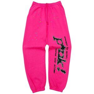 Sp5der P*NK Sweatpants Pink Black | Spider Worldwide
